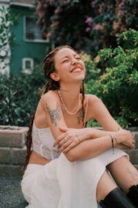 Joyful Woman Enjoying Outdoor Summer Day